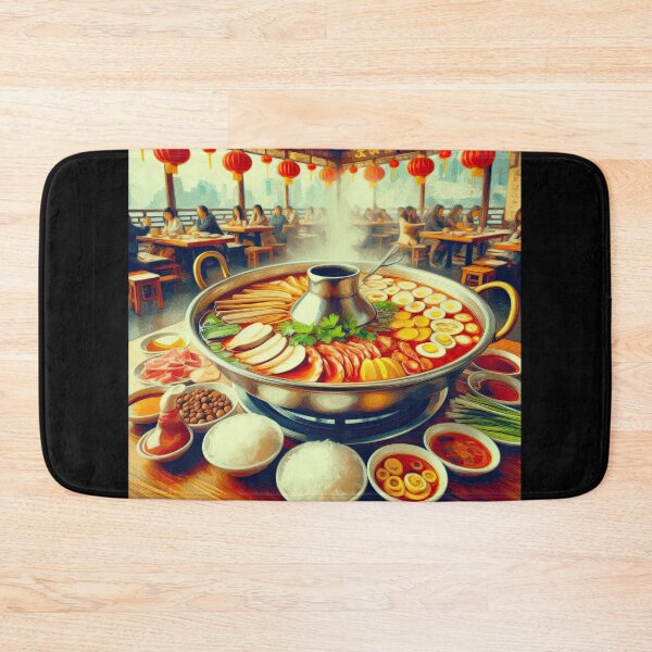 Item preview, Sichuan Hot Pot Impressionism Art Style designed and sold by artofuniverse.