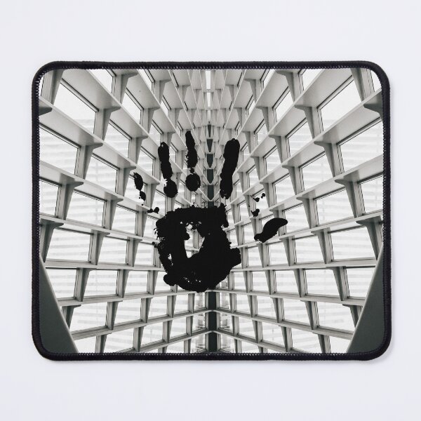 Item preview, Abstract Handprint in Geometric Architecture | Modern Art Print designed and sold by RaiyaTees.