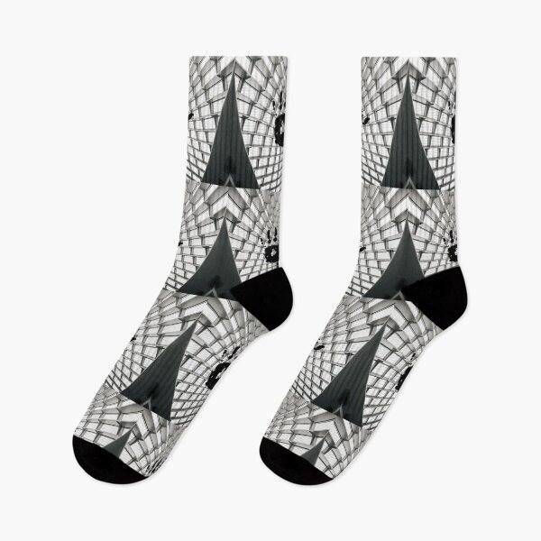 Item preview, Abstract Handprint in Geometric Architecture | Modern Art Print designed and sold by RaiyaTees.