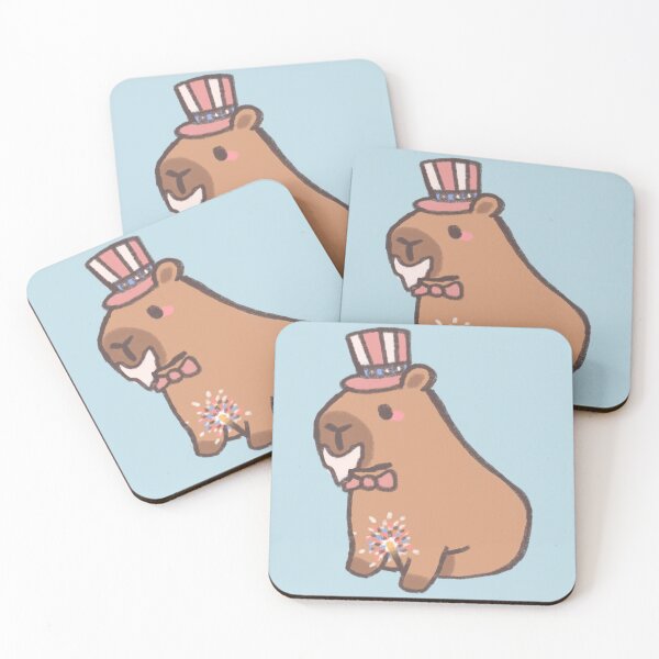 Item preview, Patriotic capybara  designed and sold by Goose86.