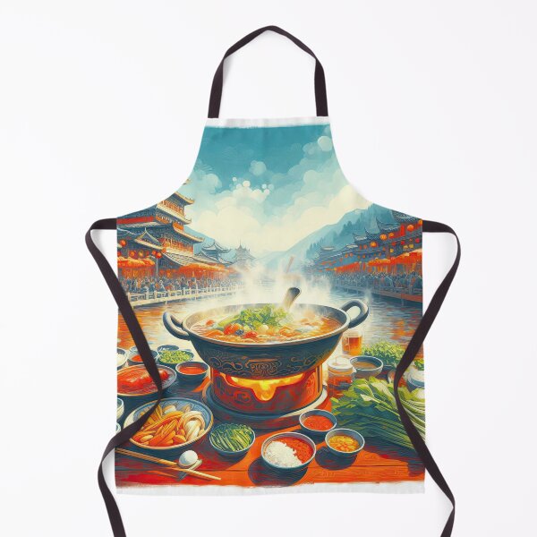 Item preview, Sichuan Hot Pot Impressionism Art Style designed and sold by artofuniverse.