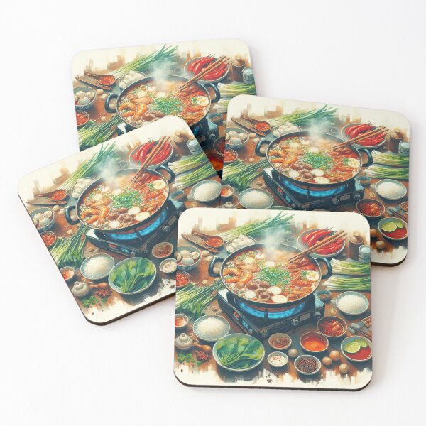 Item preview, Sichuan Hot Pot Impressionism Art Style designed and sold by artofuniverse.