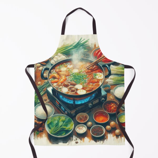 Item preview, Sichuan Hot Pot Impressionism Art Style designed and sold by artofuniverse.