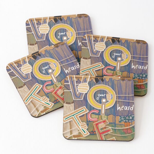 Item preview, Make Your Voice Heard – Voter Empowerment Art designed and sold by the little fennec.