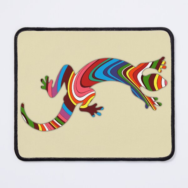 Item preview, Gecko lizard ethnic sign in modern abstract design designed and sold by mikistudio.