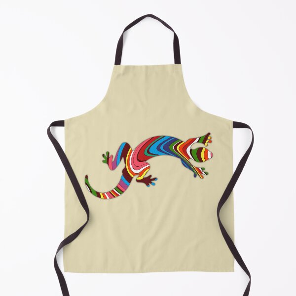 Item preview, Gecko lizard ethnic sign in modern abstract design designed and sold by mikistudio.