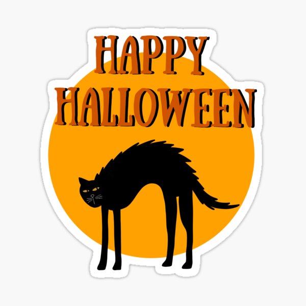 Item preview, Happy halloween cat designed and sold by ArndtDesign.