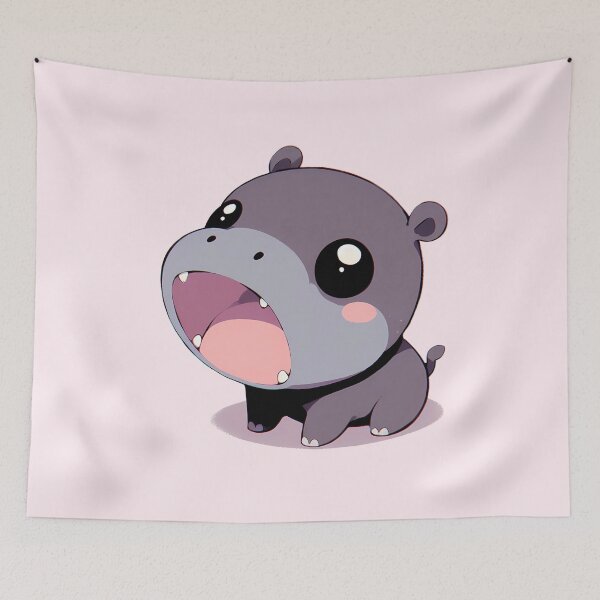 Item preview, Moo Deng #MooDeng #Hippo #BabyHippo #PygmyHippo #KawaiiHippo #CuteHippo designed and sold by Anna Halasek.