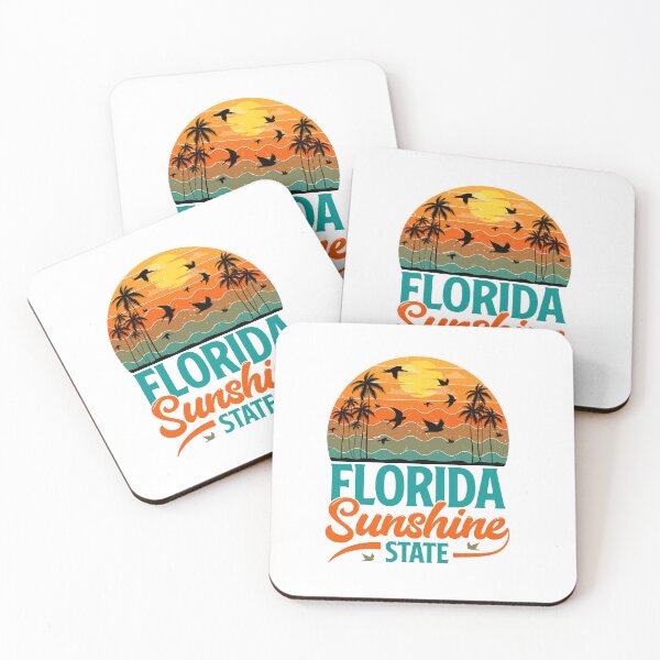 Item preview, Florida Sunshine State Vintage Design - Beach, Palm Trees & Tropical Vibes designed and sold by IM Hunter.