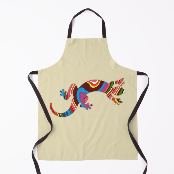 Item preview, Gecko lizard ethnic sign in modern abstract design designed and sold by mikistudio.