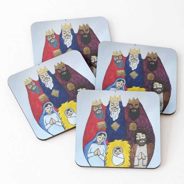 Item preview, Los Reyes Magos Pay Homage to The King of Kings designed and sold by MarielleSuzanne.