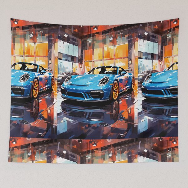Item preview, Porsche 911 GT3 RS in a Modern Vibrant Showroom designed and sold by RevUpDesign.