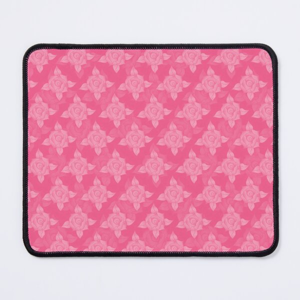 Item preview, Pink roses floral art seamless pattern wallpaper print designed and sold by SpinklyCreations.