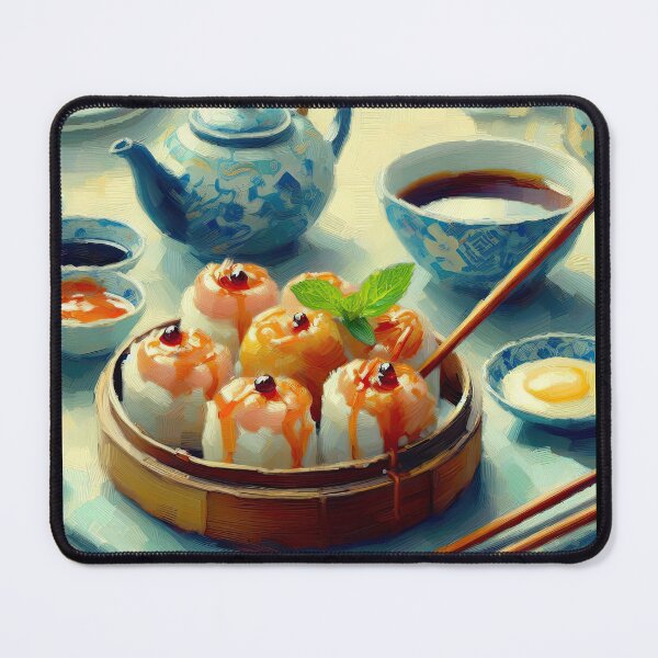 Item preview, Dim Sum Impressionism Art Style designed and sold by artofuniverse.