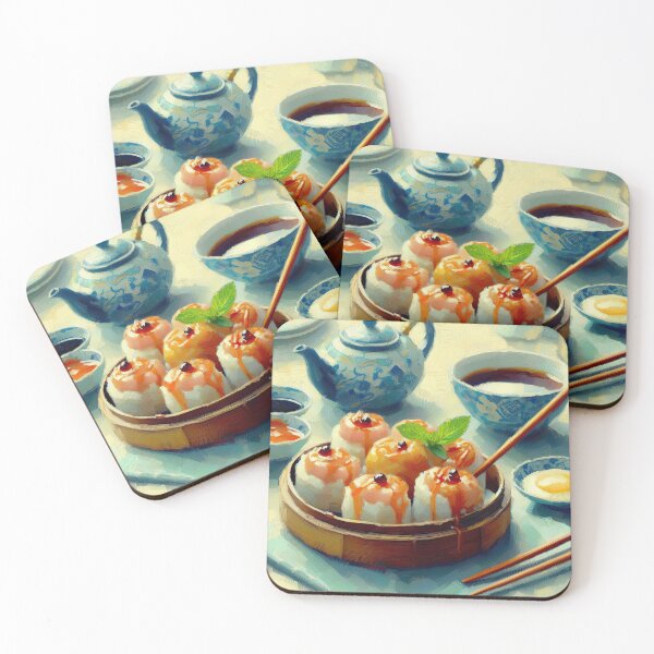 Item preview, Dim Sum Impressionism Art Style designed and sold by artofuniverse.