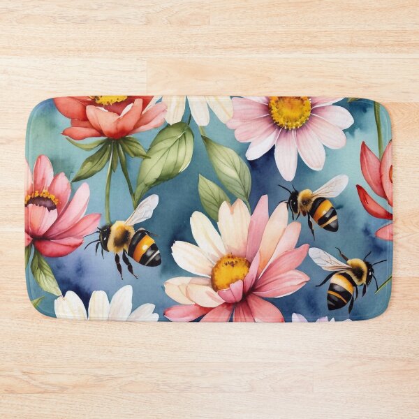 Item preview, Bees and Flowers designed and sold by M-Y-A-R-T-.