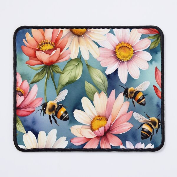 Item preview, Bees and Flowers designed and sold by M-Y-A-R-T-.