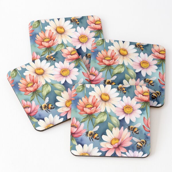 Item preview, Bees and Flowers designed and sold by M-Y-A-R-T-.