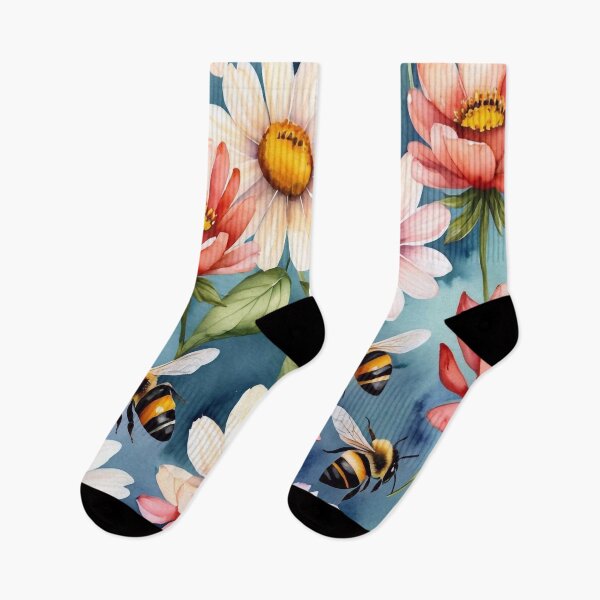 Item preview, Bees and Flowers designed and sold by M-Y-A-R-T-.
