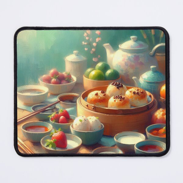 Item preview, Dim Sum Impressionism Art Style designed and sold by artofuniverse.