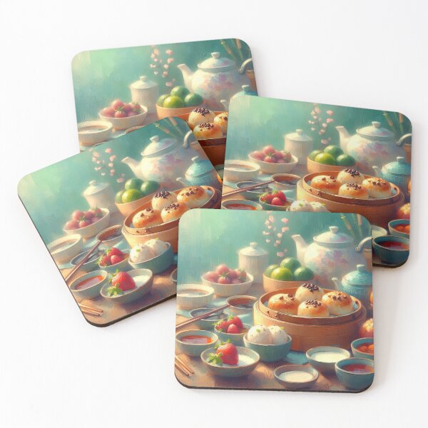 Item preview, Dim Sum Impressionism Art Style designed and sold by artofuniverse.