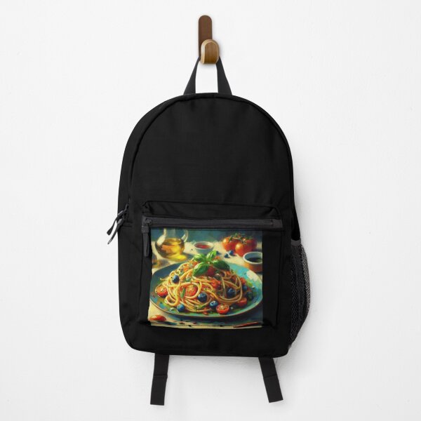 Item preview, Spaghetti Aglio e Olio Impressionism Art Style designed and sold by artofuniverse.