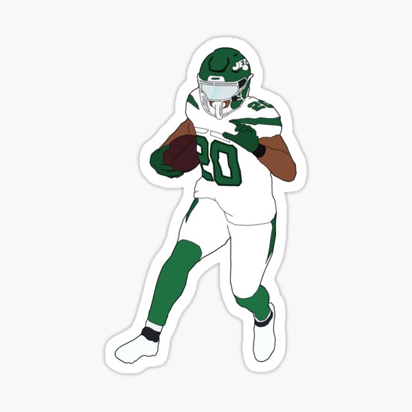 Item preview, Breece Hall RB1 White designed and sold by WhelmdStudios .