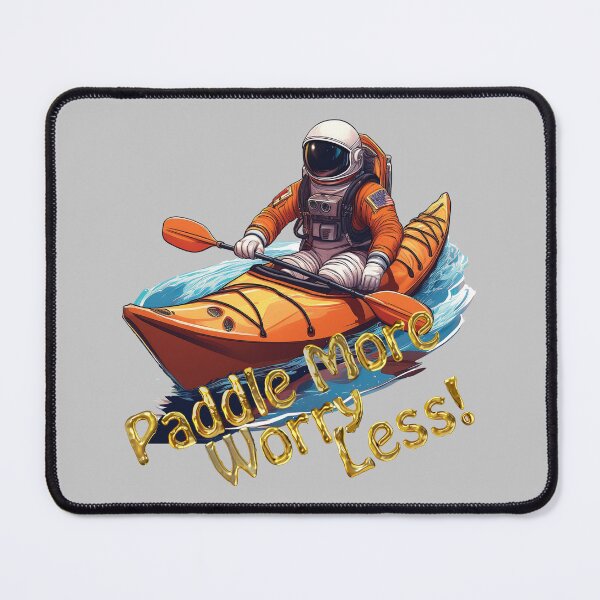 Item preview, Astronaut paddling in a kayak  designed and sold by Grang Art Artistic Designs.