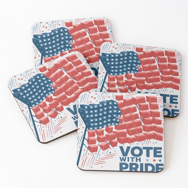 Item preview, Vote with Pride designed and sold by Azraqcrafts.