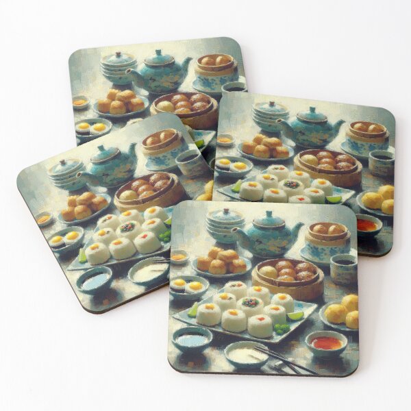 Item preview, Dim Sum Impressionism Art Style designed and sold by artofuniverse.