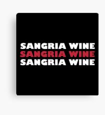 Lienzo Vino de sangría