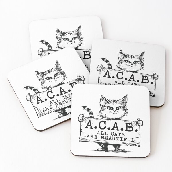 Item preview, All Cats Are Beautiful - A.C.A.B. designed and sold by Leopoldus.