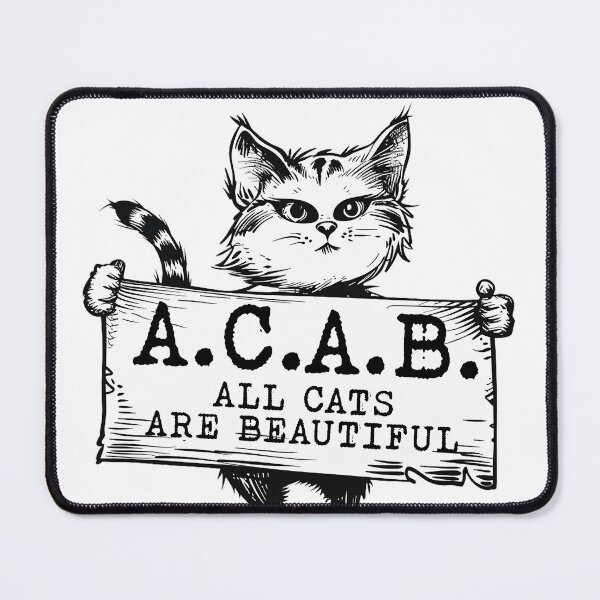 Item preview, All Cats Are Beautiful - A.C.A.B. designed and sold by Leopoldus.