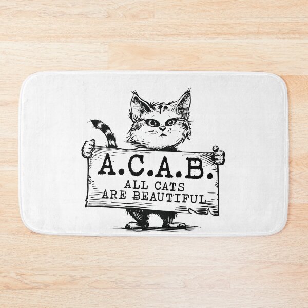 Item preview, All Cats Are Beautiful - A.C.A.B. designed and sold by Leopoldus.