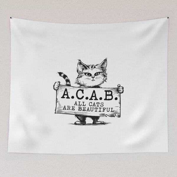Item preview, All Cats Are Beautiful - A.C.A.B. designed and sold by Leopoldus.