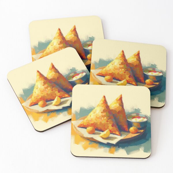Item preview, Samosa Impressionism Art Style designed and sold by artofuniverse.
