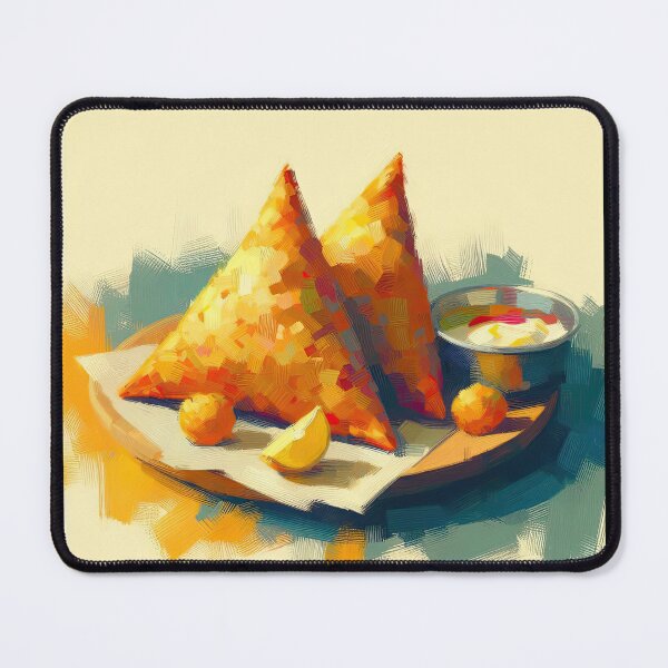 Item preview, Samosa Impressionism Art Style designed and sold by artofuniverse.