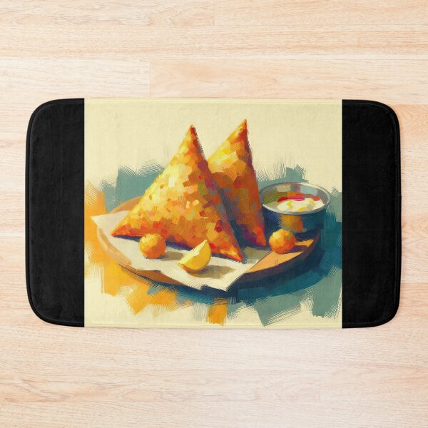 Item preview, Samosa Impressionism Art Style designed and sold by artofuniverse.