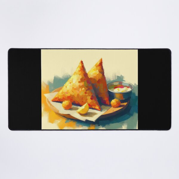 Item preview, Samosa Impressionism Art Style designed and sold by artofuniverse.