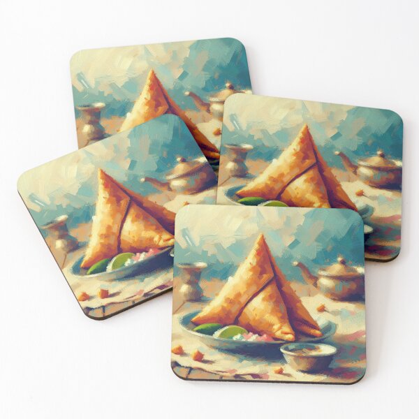 Item preview, Samosa Impressionism Art Style designed and sold by artofuniverse.