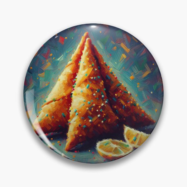 Item preview, Samosa Impressionism Art Style designed and sold by artofuniverse.