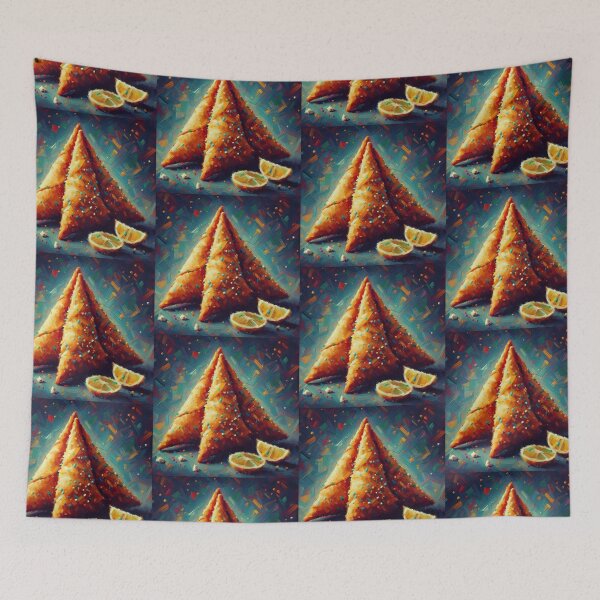 Item preview, Samosa Impressionism Art Style designed and sold by artofuniverse.