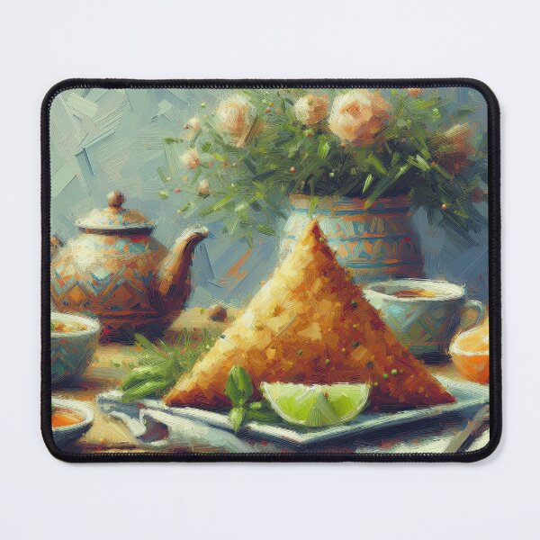 Item preview, Samosa Impressionism Art Style designed and sold by artofuniverse.