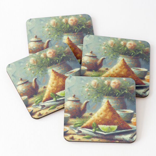 Item preview, Samosa Impressionism Art Style designed and sold by artofuniverse.