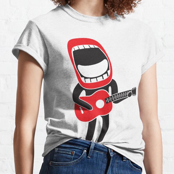 loud singing guitarist Classic T-Shirt