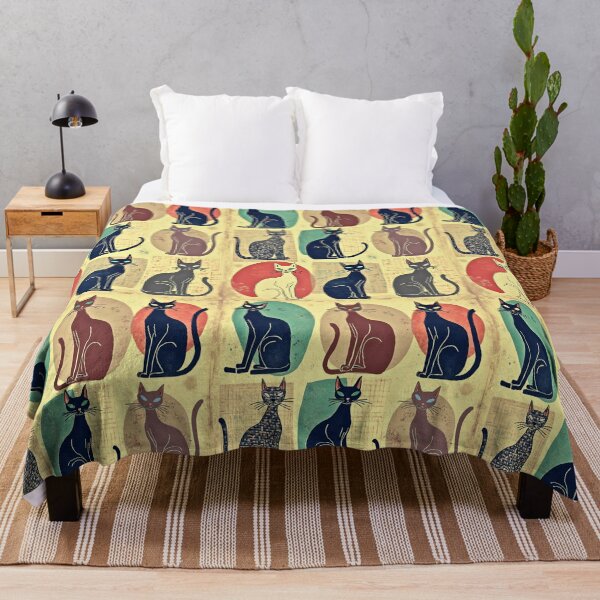 Item preview, Vintage Mid-Century Modern Cats designed and sold by Marymarice.