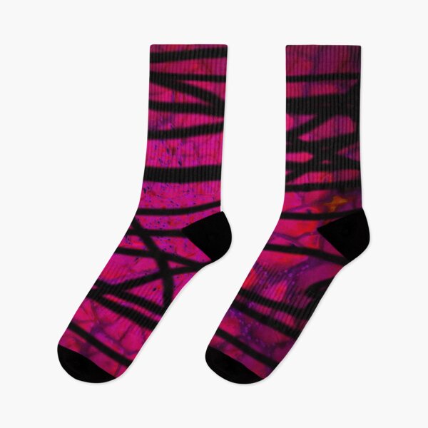 Item preview, Experimental - pink structure - glitter purple - stripes black designed and sold by Marion Waschk.