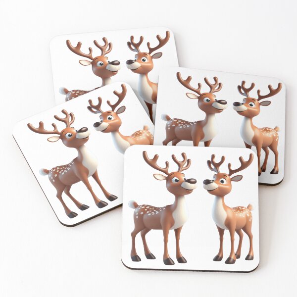 Item preview, Two reindeers, christmass love designed and sold by RamsesLw.