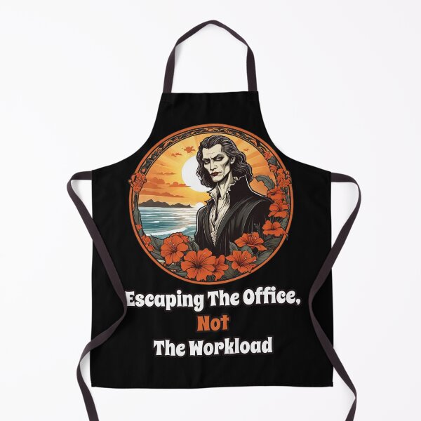 Item preview, Workaholic Vampire by The Beach - Escaping The Office, NOT The Workload designed and sold by Ridiculam Toga.