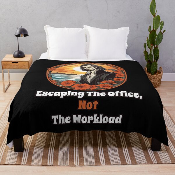 Item preview, Workaholic Vampire by The Beach - Escaping The Office, NOT The Workload designed and sold by Ridiculam Toga.